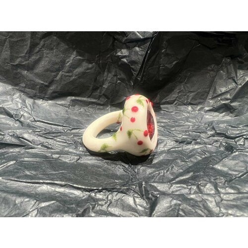 Кольцо, Swarovski Zirconia, размер 17, ширина 20 мм, белый