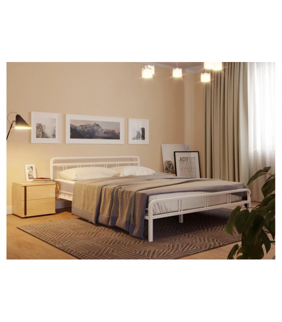 Кровать Рейк, 160х200 белая 403028