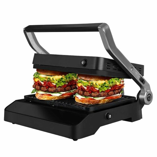 Гриль электрический со съемными панелями ENDEVER GRILLMASTER-245 5 авторежимов открывается на 180 градусов 11580₽