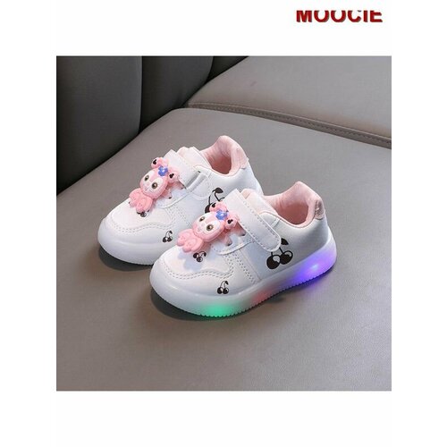 фото Кроссовки moocie светодиодная детская спортивная обувь с подсветкой, размер int 24