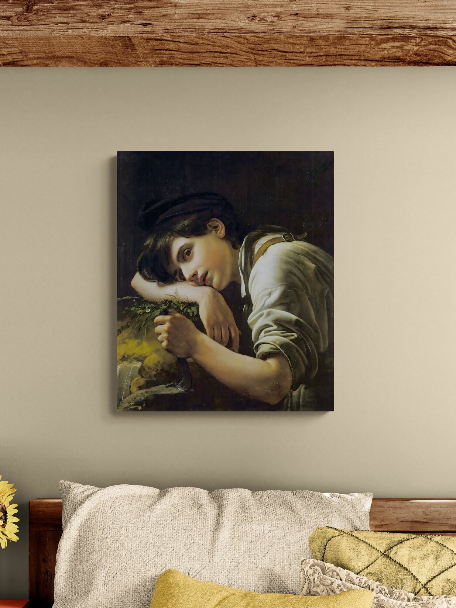 Кипренский Орест Адамович "Молодой садовник" 50х40 см — фото 1