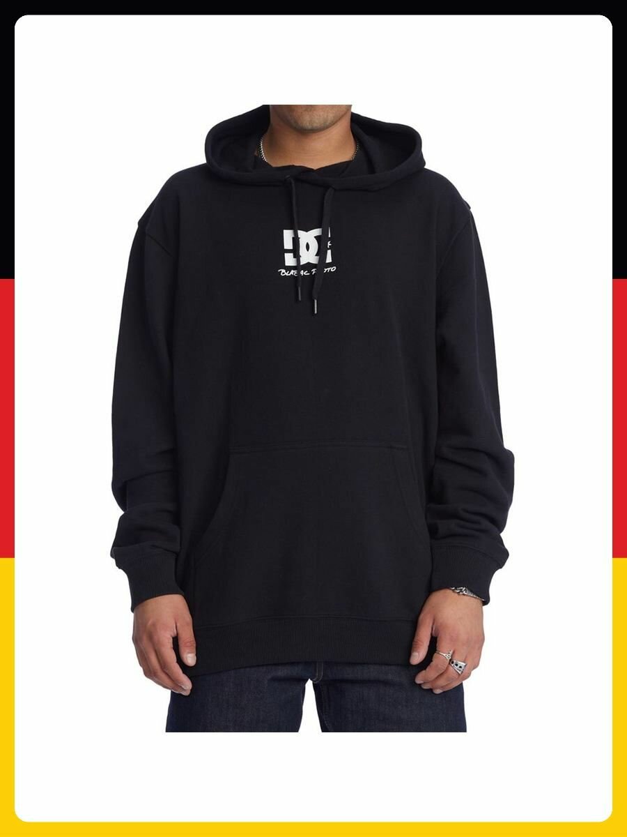 Худи спортивное DC Shoes, размер S., , черный