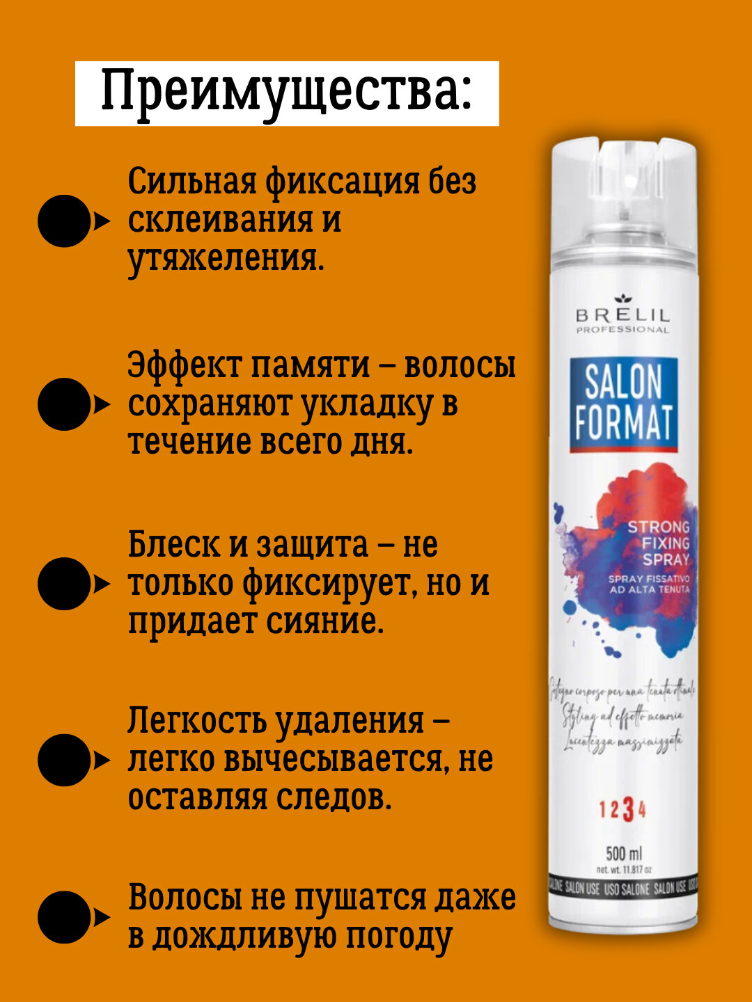 Лак для волос Style Yourself STRONG WIXING SPRAY, 500 мл — фото 1