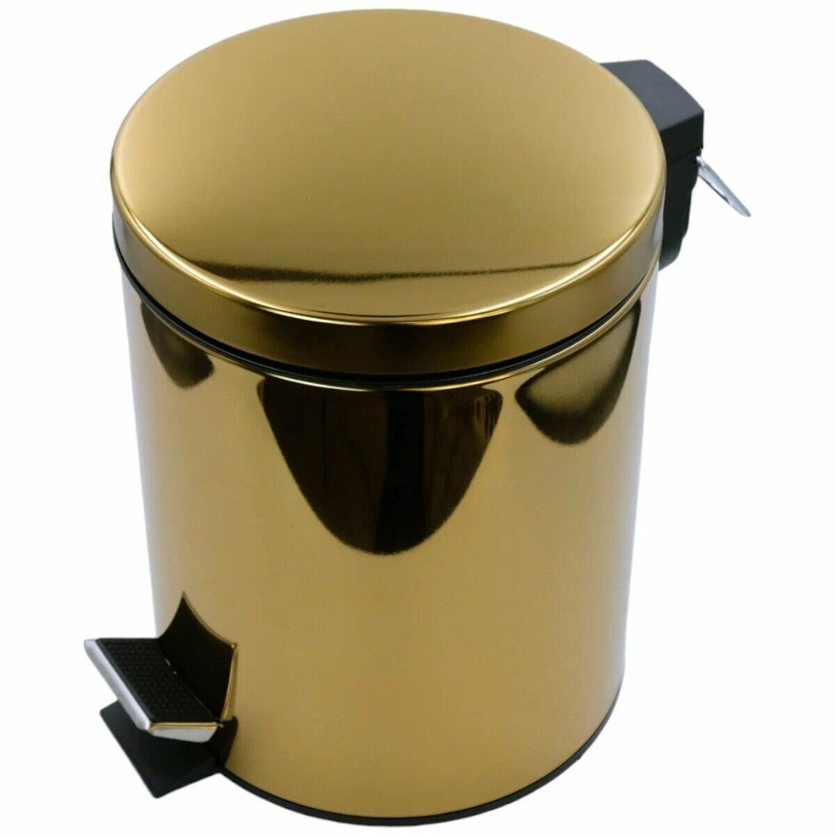 Урна для мусора Savdo, пластик, квадратная, с крышкой, 21x21x29 см