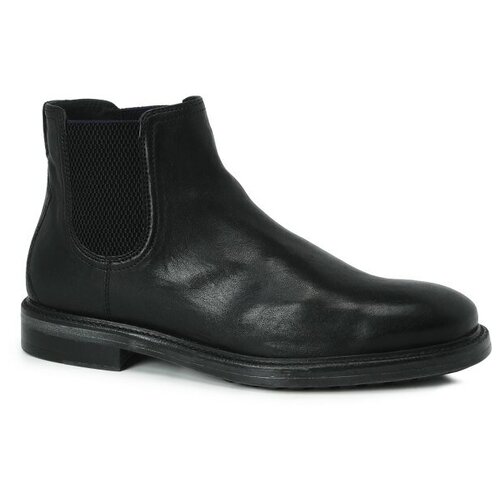 Ботинки челси GEOX, размер 44, черный ботинки челси geox aurelio размер 44 коричневый