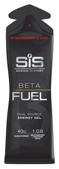 SiS, Beta Fuel Energy Gel, 60мл (Клубника-лайм)