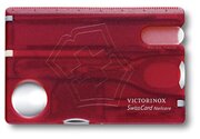 Швейцарская карточка Victorinox SwissCard Nailcare, красная