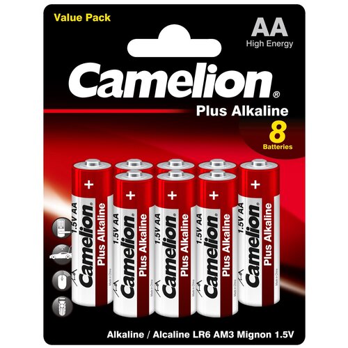 Camelion Батарейка Plus Alkaline (LR6) BL-8