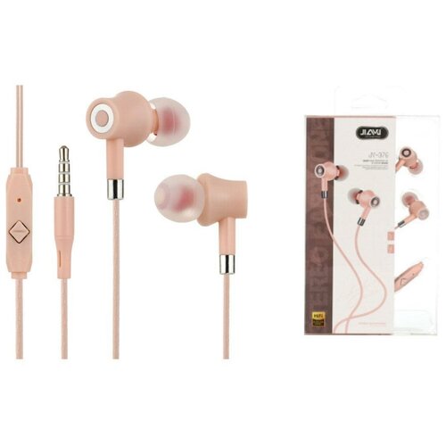 JIAYU JY-376 Розовые наушники вакуум - гарнитура 35мм 30300₽