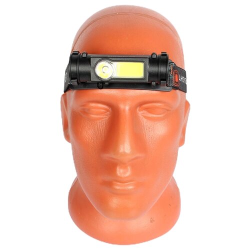 фото Фонарь налобный светодиодный акб usb 101-4 police