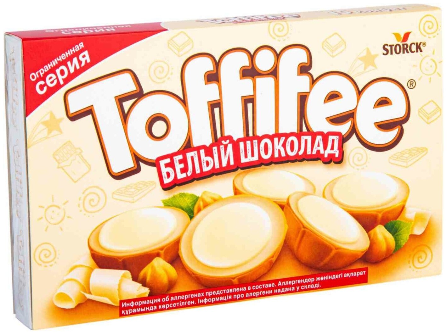 Шоколадный набор Toffifee Белый шоколад 125г Германия - фотография № 4