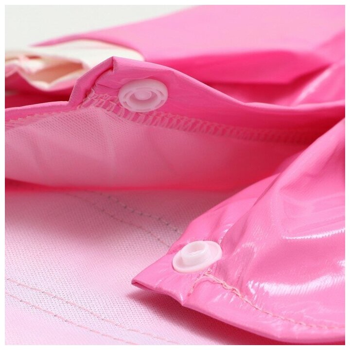 Куртка со светоотражающими полосами, размер M, розовая (ДС 34 см, ОШ 40 см, ОГ 44 см) - фотография № 8