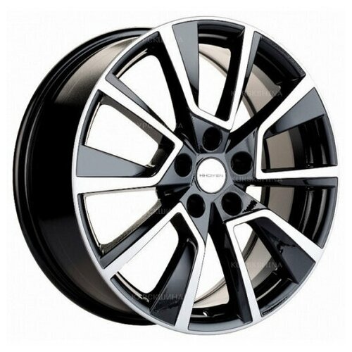 Диск 7*18 5*114,3 ET48,5 67,1 Khomen Wheels KHW1802 Black-FP (Sportage)