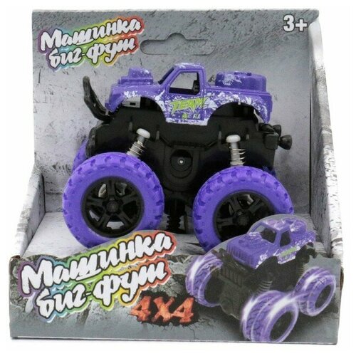 Машинка 4*4 инерционная фиолетовая Funky toys 60002