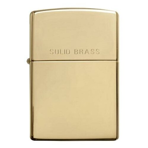 Оригинальная бензиновая зажигалка ZIPPO Classic 254 с покрытием High Polish Brass