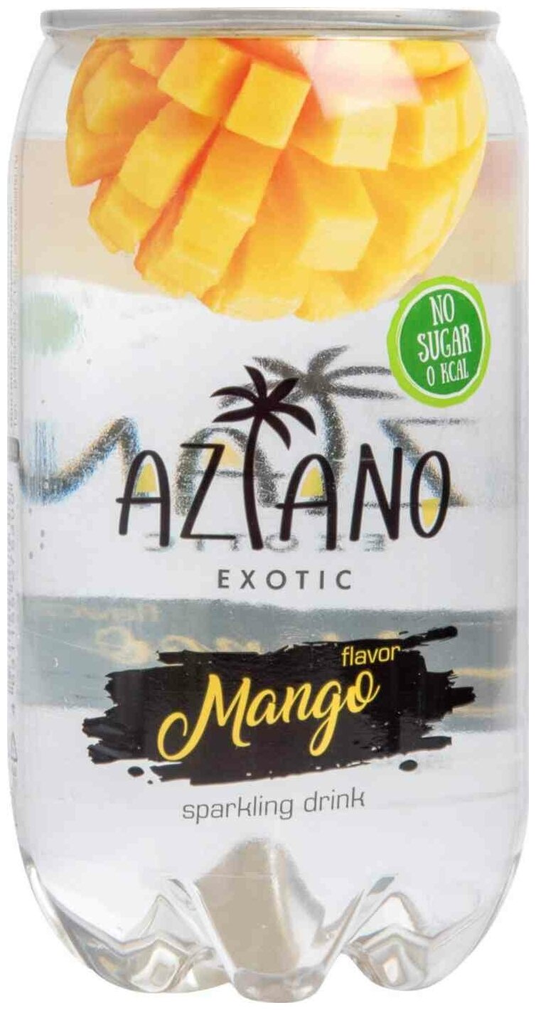 Вода газированная Aziano с манго 350 мл - фотография № 5