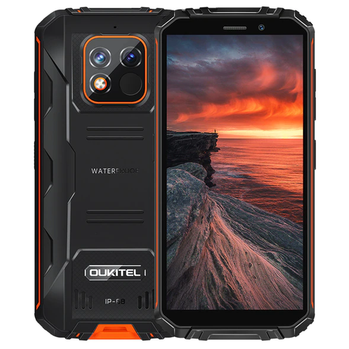 Смартфон OUKITEL WP18 Pro 4/64 ГБ, Dual nano SIM, оранжевый смартфон oukitel wp20 pro 4 64 гб 2 sim тропический оранжевый