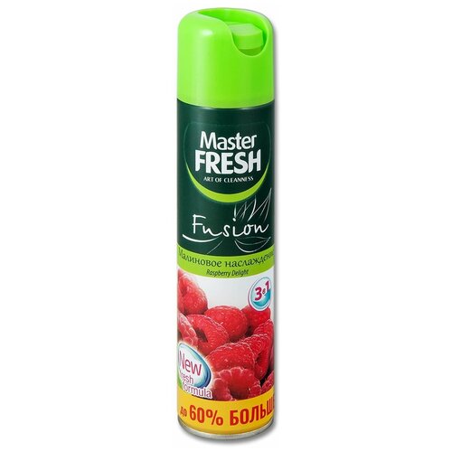 Освежитель воздуха аэрозольный MASTER FRESH Малиновое наслаждение, 300 мл, 1 шт.