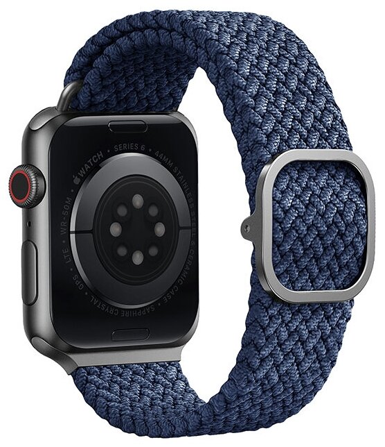 Ремешок Uniq Ремешок Uniq для Apple Watch 44/42 mm ASPEN Strap Braided синий