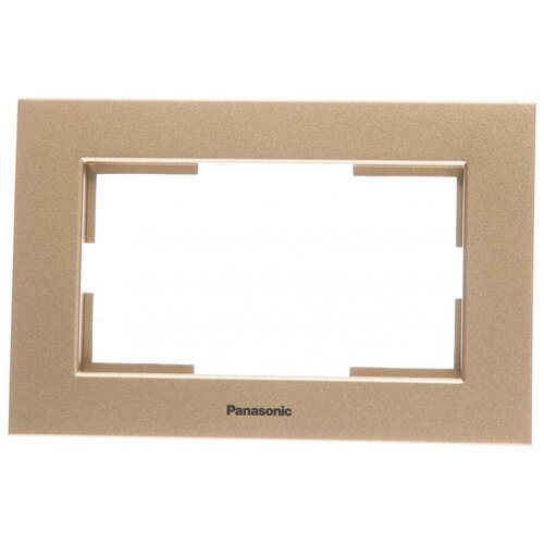 Рамка Panasonic Karre Plus WKTF08092BR-RU декоративная 1x пластик бронза (упаковка: 1 штука)