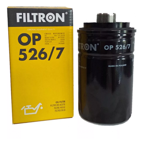 FILTRON OP526/7 Фильтр масл.AUDI/VW 1.8-2.0TSI 2004=>