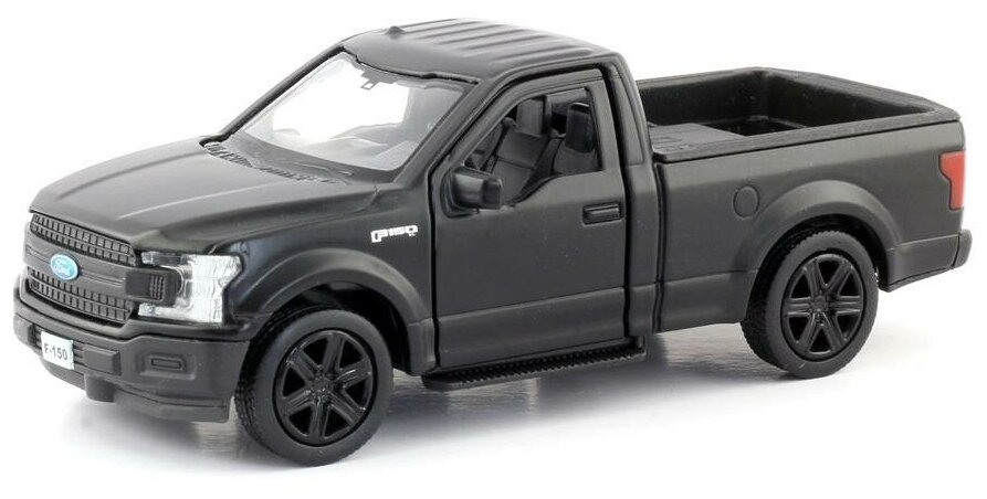 Машинка металлическая Uni-Fortune RMZ City серия 1:32 Ford F150 2018, инерционная, двери открываются, цвет черный 554045M