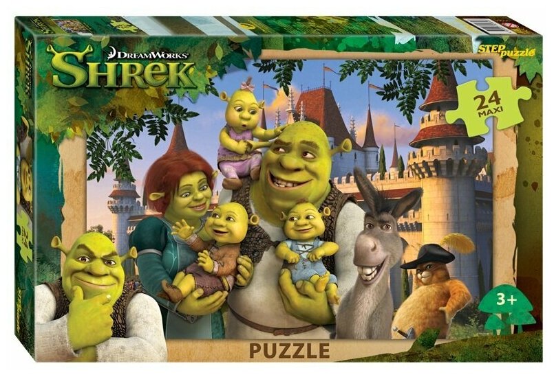 Пазл-maxi "Shrek" 24 элемента (Dreamworks, Мульти)