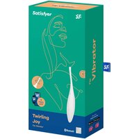 Точечный вибратор Satisfyer Twirling Joy, белый