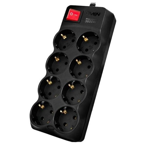 Sven Сетевой фильтр Sven SF-08-16 3 м 8 розеток