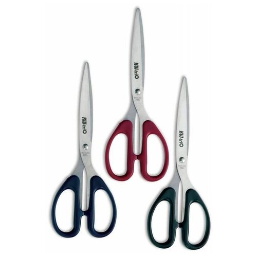 Ножницы Kw-Trio, цвет: ассорти, 210 мм, c пластиковыми ручками, арт. JD01-21