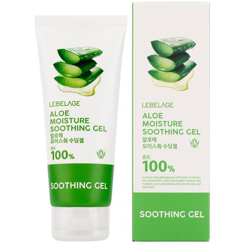 Lebelage Soothing Gel Moisture Purity Aloe 100% Увлажняющий гель с экстрактом алоэ 100 мл