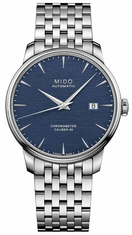 Наручные часы Mido Baroncelli, голубой, синий