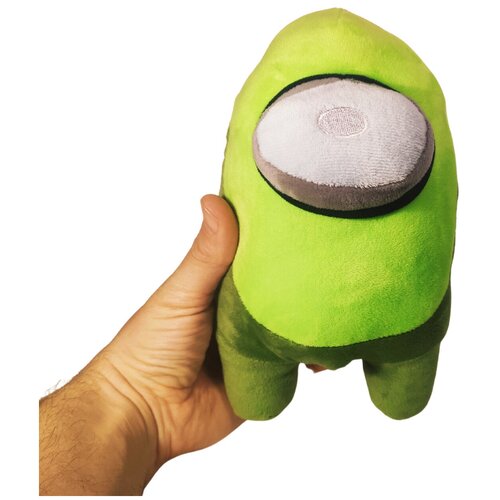 Мягкая плюшевая игрушка из игры Among Us (Амонг Ас), зеленый, высота 22 см
