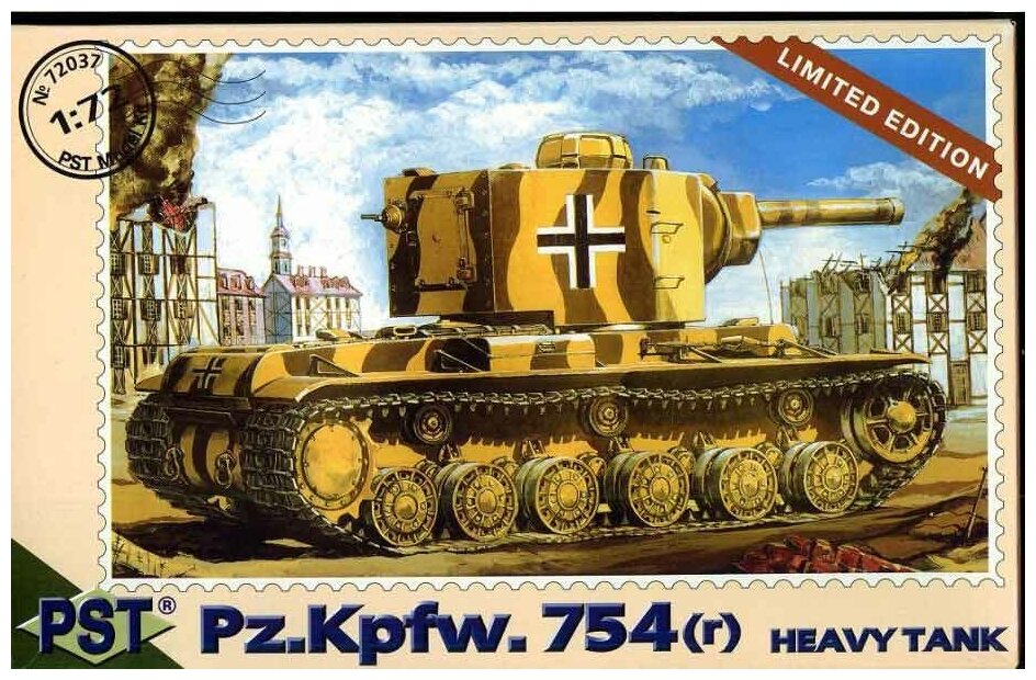 Сборная модель Тяжелый танк Pz. Kpfw. 754 (r). Комплект 72037