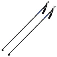 Детские лыжные палки Tisa Sport Carbon, 165 см, черный/синий