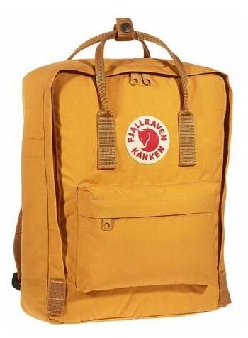 Рюкзак Fjallraven Kanken Mini, Желтый - фото №17