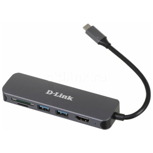 Док-станция с разъемом USB Type-C D-LINK DUB-2327/A1A 100 шт для motorola moto e4 e5 usb зарядный порт док разъем штекер зарядного устройства соединитель запасные части