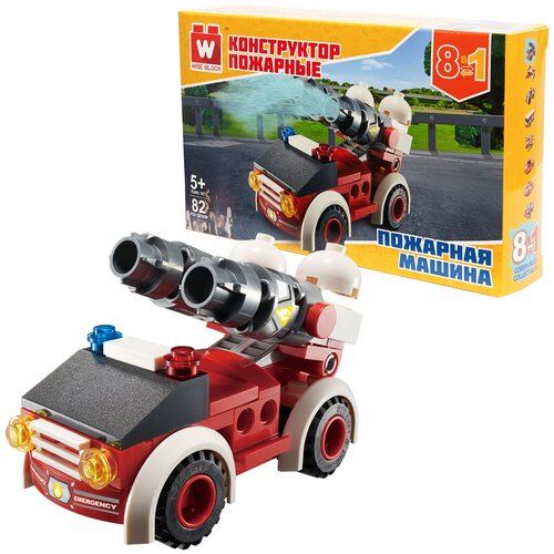 Вайс Блок. Конструктор пожарная машина. TM Wise Block