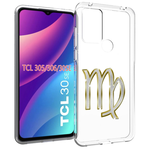 Чехол MyPads знак-зодиака-дева-6 для TCL 30SE / TCL 305 / TCL 306 / TCL 30E задняя-панель-накладка-бампер чехол mypads знак зодиака козерог 8 для tcl 30se tcl 305 tcl 306 tcl 30e задняя панель накладка бампер