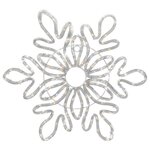 Световая фигура GLOS Снежинка GLR0725, 50 см - изображение