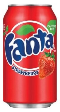 Газированный напиток Fanta Strawberry со вкусом клубники (США), 355 мл (12 шт) - фотография № 3