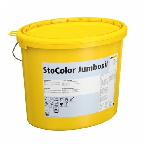 Краска силиконовая Sto StoColor Jumbosil матовая белый 15 л 21.75 кг