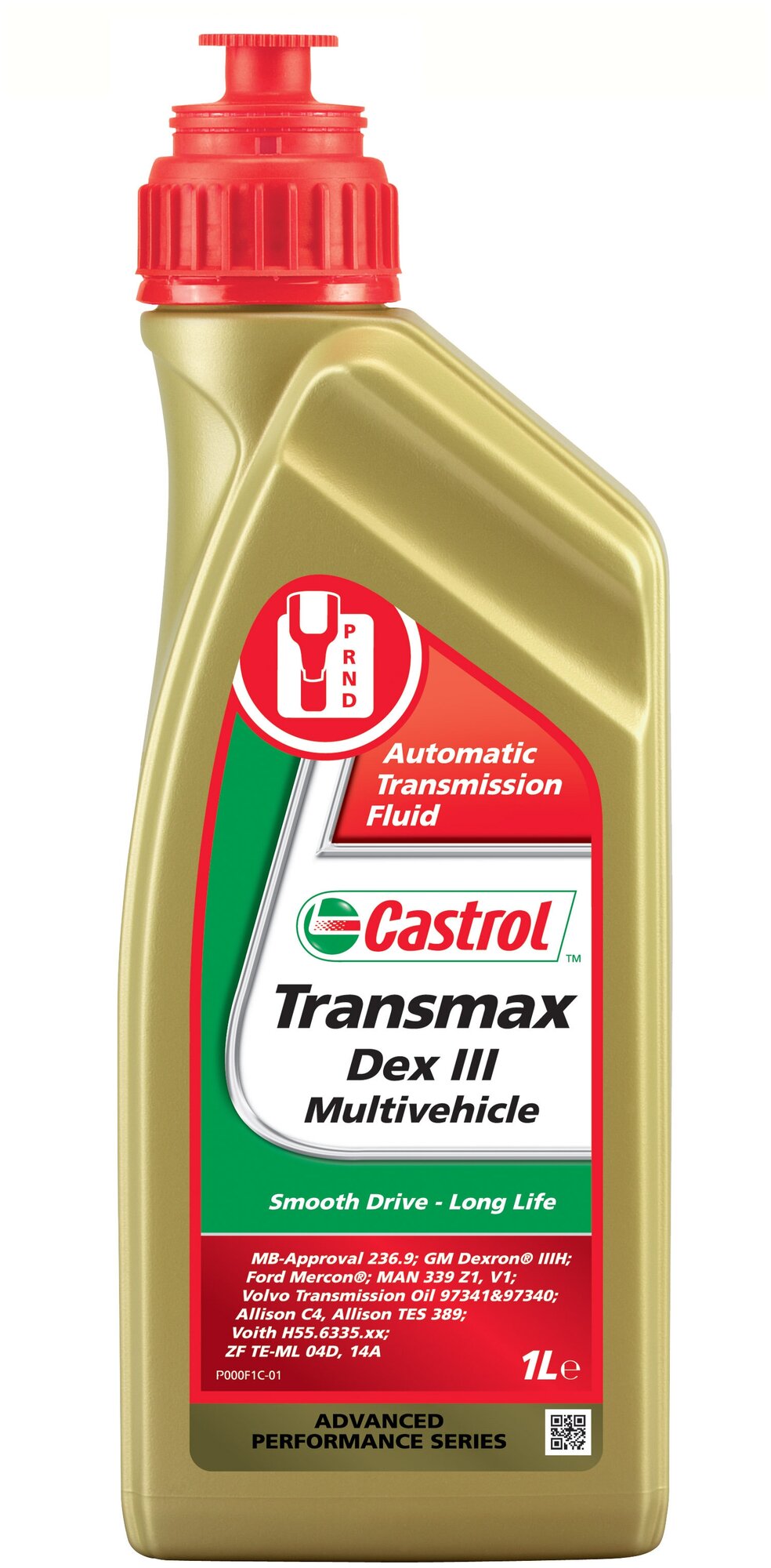 Масло трансмиссионное Castrol Transmax Dex III Multivehicle, 1 л