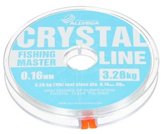 Леска монофильная Allvega Fishing Master CRYSTAL, 30 м, 0,16 мм (3,28 кг) - фотография № 4