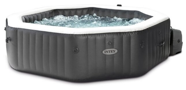 Intex 28462 (218х71, аэро+гидро) Надувной бассейн джакузи PureSpa Jet and Bubble Deluxe