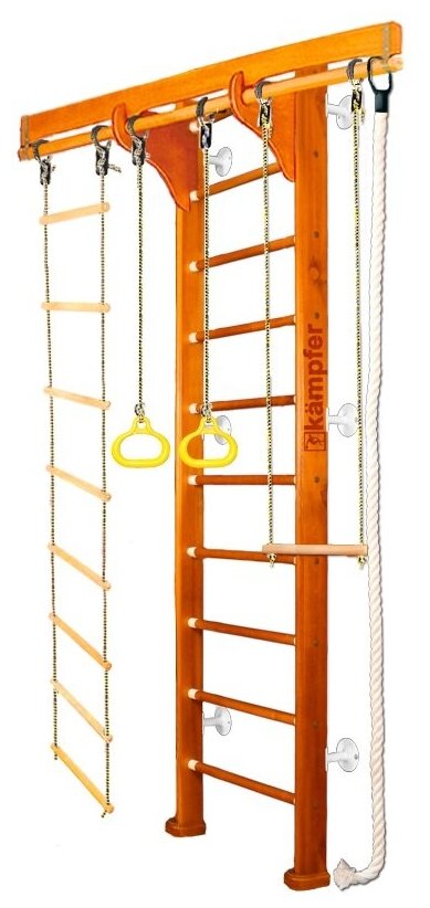 Шведская стенка Kampfer Wooden Ladder Wall (№3 Классический Стандарт белый)