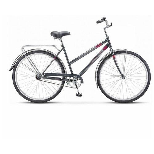 фото Женский дорожный велосипед stels navigator с колесами 28" 300 lady z010 серый 1 скорость