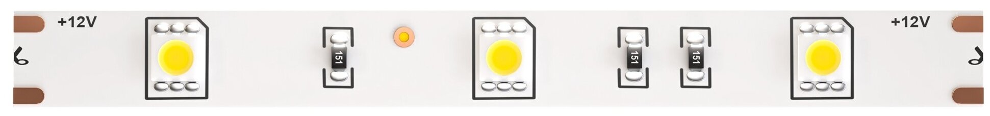 5м. Светодиодная лента теплого цвета 3000K, 7,2W, 12V, 30LED, IP20 Led strip Maytoni 10120 - фото №11