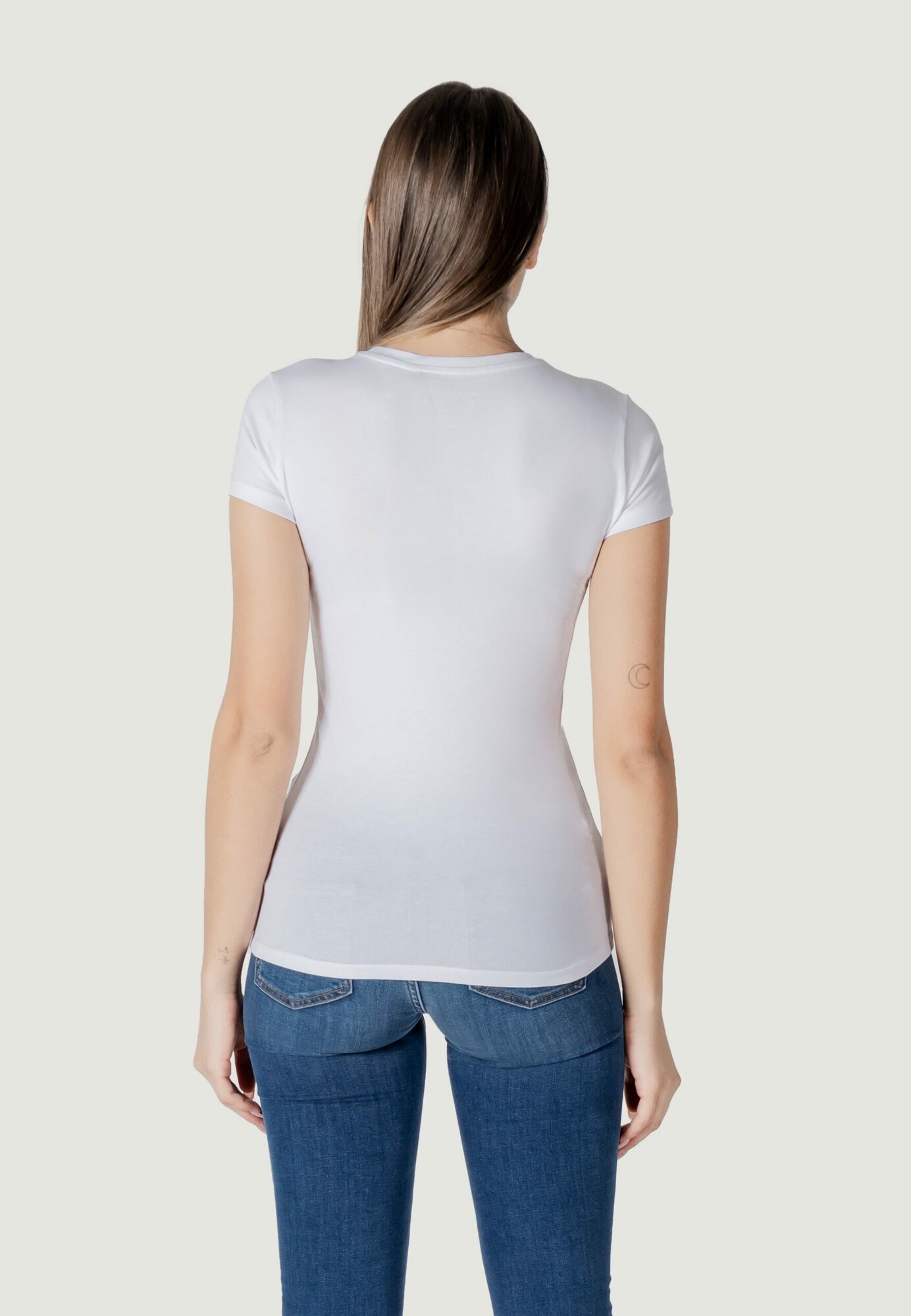 Футболка GUESS SS Guess Dot Logo R3 Tee, размер M, белый — фото 1