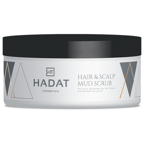 Hadat Hair &Scalp Mud Scrub - Хадат Очищающий скраб для волос и кожи головы, 300 мл -